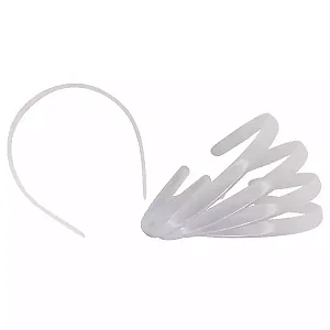 Tiara Silicone Para Encapar 10mm -Cor-Transparente-Com 12 unidades