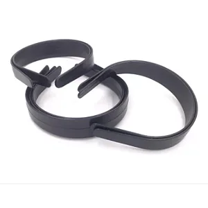 Tiara Larga Para Encapar 30mm -Cor-Preta-Com 12 unidades