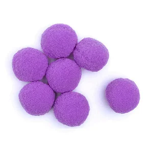 Pompom Solto 10mm-Cor-08 Lilás-Com 100 unidades