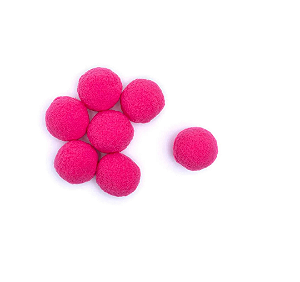 Pompom Solto 14mm-Cor-312 Rosa Escuro-Com 100 unidades