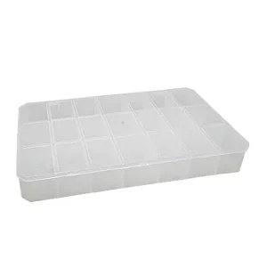 Caixa Organizadora C/21 Divisórias-Cor-Transparente
