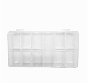 Caixa Organizadora C/11 Divisórias-Cor-Transparente