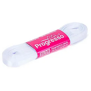 Fita de Cetim 07mm-Cor 201 Branco c/ 10metros