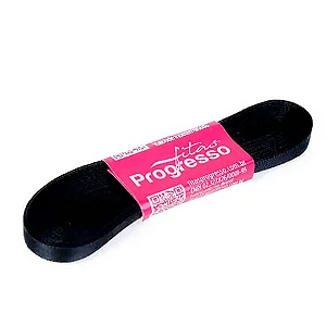 Fita de Cetim 07mm- Cor 219-Preto c/ 10metros