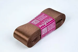 Fita de Cetim 38mm-Cor 391-Marrom c/ 10metros