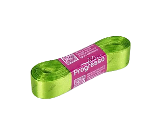 Fita de Cetim 22mm-Cor 677 Verde Folha c/ 10metros