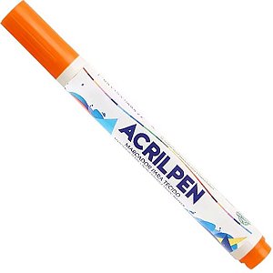 Caneta Acrilpen Acrilex Cor-517-Laranja