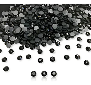Strass Termocolante SS16/4mm  C/1440PCS Preto RO.151792