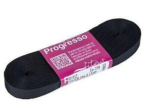 Fita De Gorgurão 11mm Cor-219-Preto
