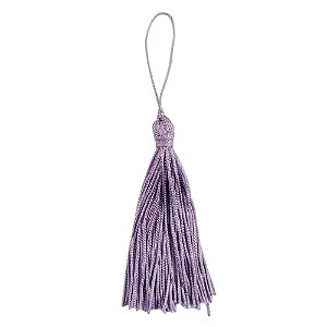 Pingente Pompom Tassel 7cm Cor-164-Lilás c/ 10 unidades