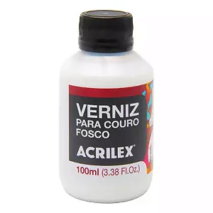 Verniz Para Couro Fosco 100ml Cor 117-Fosco
