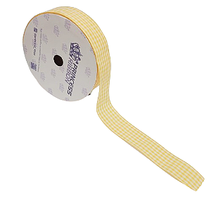Fita Xadrez 25mm C/ 10m Ref:RO.151756 Cor-003-Amarelo Ouro