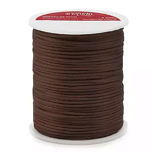 Cordão de Cetim CD001-1mm Cor-031-Marrom  C/50mts