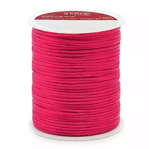 Cordão de Cetim CD001-1mm Cor-008-Pìnk C/50mts