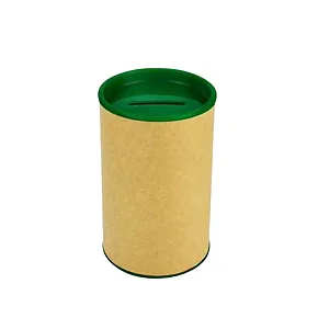Cofre de Papel 10x6 Cm Cor-Verde Bandeira