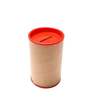 Cofre de Papel 10x6 Cm Cor-Laranja