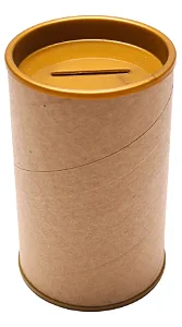Cofre de Papel 10x6 Cm Cor-Dourado