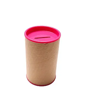 Cofre de Papel 10x6 Cm Cor-Pink