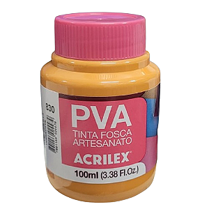 Tinta PVA Fosca Artesanato 100ml Cor-830-Terracota