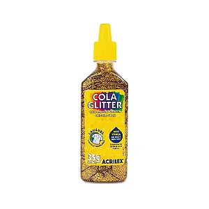 Cola Glitter Acrilex 35g Cor - 201-Ouro