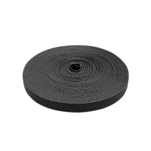 Elástico 300/15 Hak -15mm Cor-Preto-com 25 metros