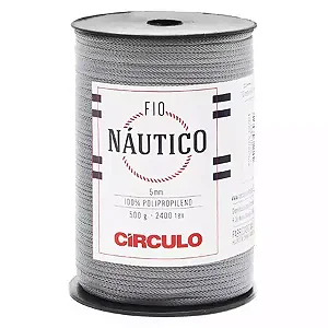 Fio Náutico  5mm Circulo 500g Cor-8333- Pergaminho