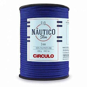 Fio Náutico Slim 3 mm Circulo 400g Cor-2829- Azul Bic