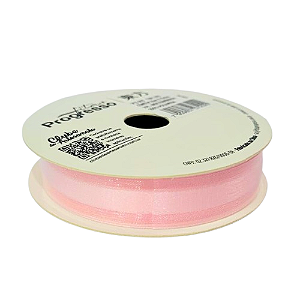 Fita de Voal  VCE 003  Progresso 15mm Cor -206-Rosa Claro