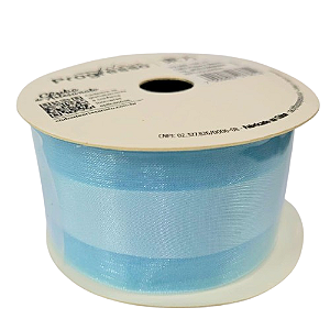 Fita de Voal  VCE 009  Progresso 38mm Cor -212 - Azul Claro