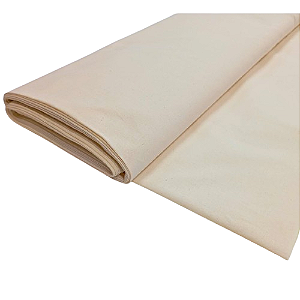 Tecido Algodão Crú Liso - 1,00 MT x 1,60MT