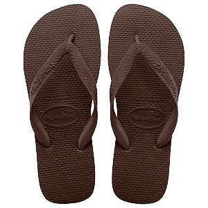Chinelo Havaianas Top (37/38) - 1 Par- Café