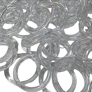 Argola Plástica 50 C/ 50 unidades