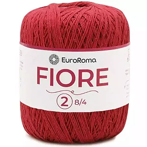 Linha Fiore EuroRoma 8/4 Cores 150g Cor - 1000 - Vermelho