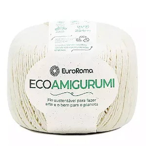 Fio Ecoamigurumi EuroRoma 254mts Cor -100-Cru