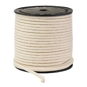 Cordão São José de Algodão 5mm Ref.3042 Cor Cru 50mts