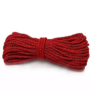 Cordão São Francisco Ref.001/10 5mm com 10mts Cor-3 Vermelho