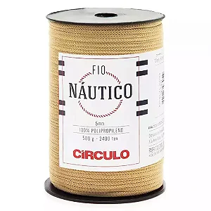 Fio Náutico 5mm Circulo 500g Cor-7684-Porcelana