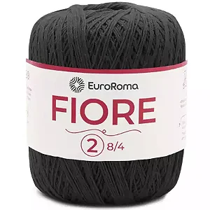 Linha Fiore EuroRoma 8/4 Cores 150g Cor -250-Preto