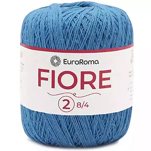 Linha Fiore EuroRoma 8/4 Cores 150g Cor -901-Azul Piscina