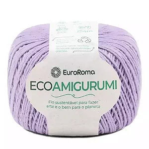 Fio Ecoamigurumi EuroRoma 254mts Cor -600-Lilás