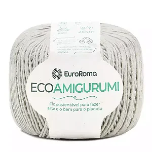 Fio Ecoamigurumi EuroRoma 254mts Cor -300-Caqui