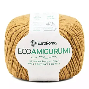 Fio Ecoamigurumi EuroRoma 254mts Cor -470-Mostarda