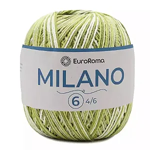 Barbante Milano - 200g EuroRoma Cor -804- Verde Musgo
