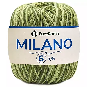 Barbante Milano - 200g EuroRoma Cor -808-Verde Oliva