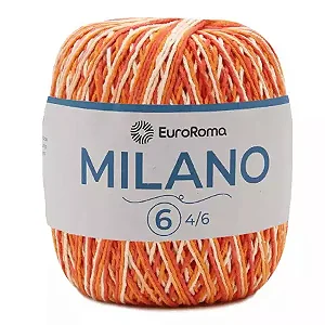 Barbante Milano - 200g EuroRoma Cor -700-Salmão
