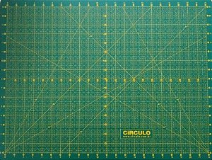 Base De Corte Circulo 60x45cm Verde