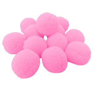 Pom-Pom S 40 mm - Pacote C/ 50 Unidades - Rosa Claro - Nº: 132