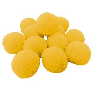 Pom-Pom S 40 mm - Pacote C/ 50 Unidades - Amarelo Ouro- Nº: 110