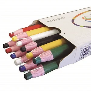 Lápis Marcador de Tecido C/12 unidades Cor Variada