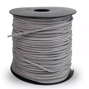 Fio Náutico 04mm - 100 Metros -Cor 300-Cinza Prata